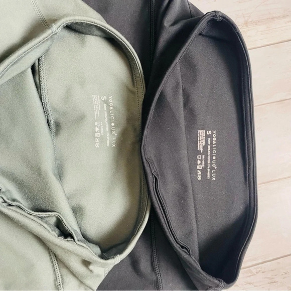 YOGALICIOUS LUX Bundle Of 2 Shorts Black‎ And Gray Size Small - Picture 7 of 7